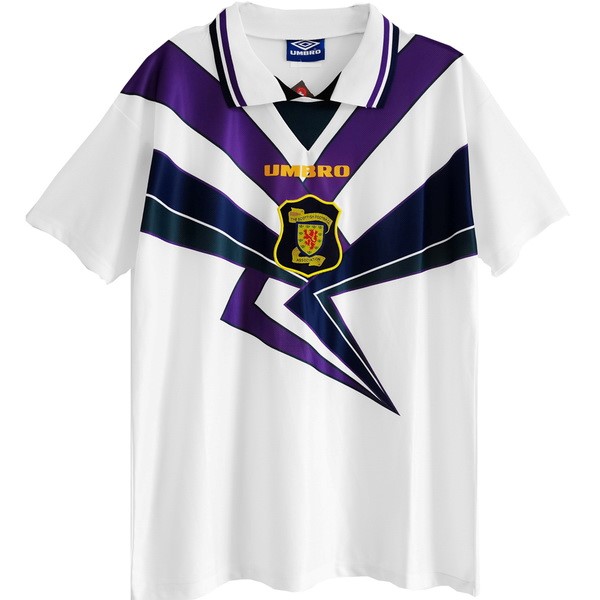Tailandia Camiseta Escocia 2ª Retro 1994 1996 Blanco
